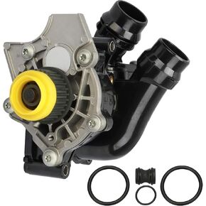 IRONTEK Engine Water Pump 06H121026AE Fit for Audi (2008-2013 A3/ 2009-2016 A4/ 2010-2014 A5/ 2012-2015 A6/ 2015-2016 Q3), for Volkswagen 2012-2013 Beetle/ 2009-2016 CC/ 2008-2014 GTI) # 06H121026AM