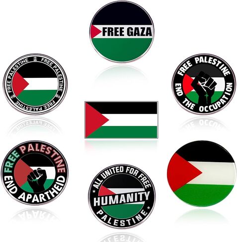 Watermelon Palestine Flag Pin Free Palestine Lapel Pins Bulk Watermelon Enamel Pin Palestine Ceasefire Now Palestine Lapel Pins Support Campaign Charity Donation Event Gift Accessories in Saudi Arabia