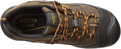 حذاء عمل رجالي من KEEN Utility ذو ارتفاع منخفض من Braddock وناعم عند الأصابع in Kuwait