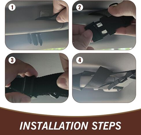 1 قطعة سقف السيارة 31.49 بوصة × 21.25 بوصة، حقيبة شبكية للتخزين، حقيبة حمل معززة بشبكة سداسية مزدوجة قابلة للطي وقابلة للتعديل، حقيبة تخزين متنوعة لحاف لعبة السفر لمسافات طويلة (أسود) in Kuwait