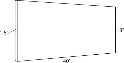 لوحة فنية جدارية من القماش مؤطرة من Kate and Laurel Sylvie Sylvie من تصميم Emiko وMark Franzen من F2Images، مقاس 18x40 ذهبي، فن نباتي زخرفي للجدار in Kuwait