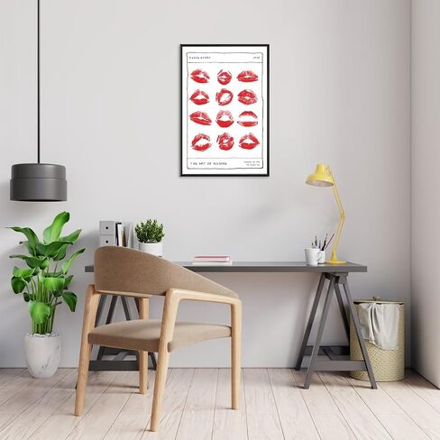 Retro Trendy Green Love You More Wall Art Print Playing Card Girly Valentine Room Aesthetics Preppy Wall Decor Trendy Wall Art12x18inch Unframed in Saudi Arabia