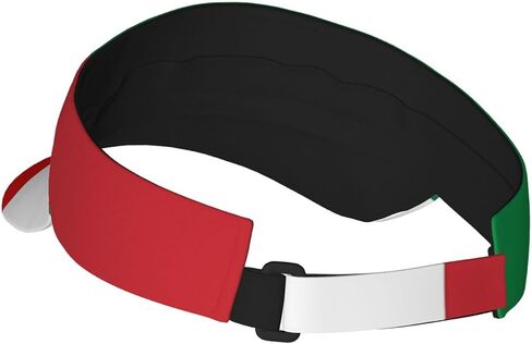 Italy Flag Sun Visors for Women Men Unisex Italian Tennis Golf Visor Hat Adjustable Summer Sport Visor Hat in Kuwait