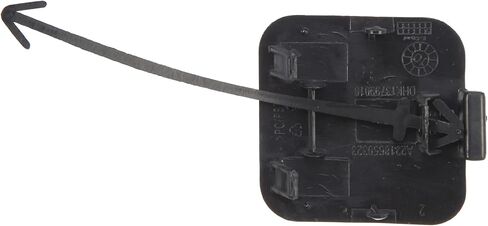 X AUTOHAUX المصد الخلفي سحب هوك غطاء سيارة سحب هوك غطاء ثقب العين استبدال A2218850323 لمرسيدس بنز S-Class W221 2007 2008 2009 أسود لامع in Saudi Arabia