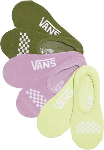 Vans, Canoodle Super No-Show Socks, Three-Pair Pack (6.5-10, Lavender Mist) in Saudi Arabia