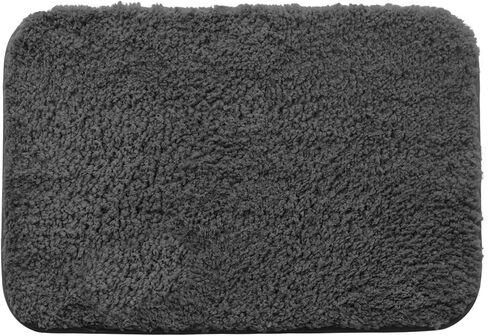 Bathroom Rugs Shaggy Bathroom Mats for Bathroom Extra Soft Bathroom Rugs Sets Non-Slip Bath Mat Set Bathroom Set Water Absorbent Bathroom Rug with High Plush - Grey in Saudi Arabia