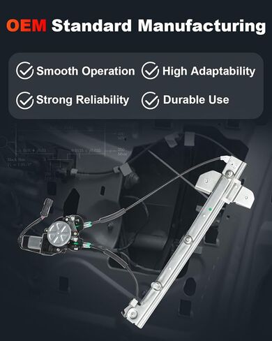 cciyu Power Window Regulator With Motor Replacement for 1999-2003 for Dodge for Ram 3500 Van Front Right Passenger Side in Saudi Arabia