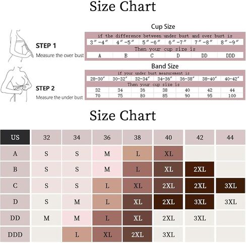 Wireless Push Up Bras for Women, No Underwire Seamless Bras Full Coverage Comfort V Neck Everyday Bras in Saudi Arabia