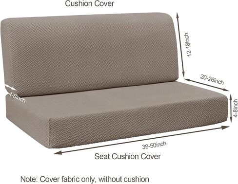 RV Dinette Cushion Covers, Replacement Camper Sofa Cushions Cover, Stretchable Fabric RV Dinette Seat Covers, Cushion Slipcovers for Camper Including 2 Backrest Cover & 2 Bench Cover (4, Light Coffee) in Saudi Arabia