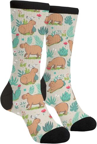 Novelty Crew Socks Casual Crazy Funny Dress Socks For Women Men Teens Gift in Saudi Arabia