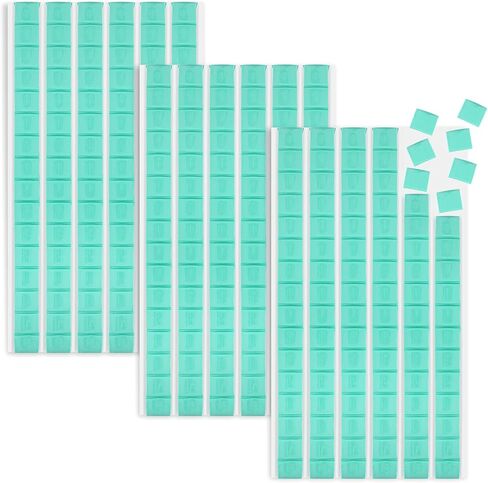 288 Pcs Sticky Tack, Wall Safe Adhesive Poster Putty, Removable and Reusable Mounting Putty for Hanging Pictures, Art, Decoration (Light Blue, White, Pink) in Kuwait