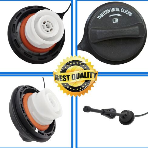 10591D Locking Fuel Gas Cap, Diesel Truck fuel tank cap Fit for Chevy Silverado Express C3500 K3500, Dodge Ram 3500 W350 D350, Ford F-250 E-350, GMC Sierra Savana, OEM 9MGC791, MGC791, 31778D in Kuwait