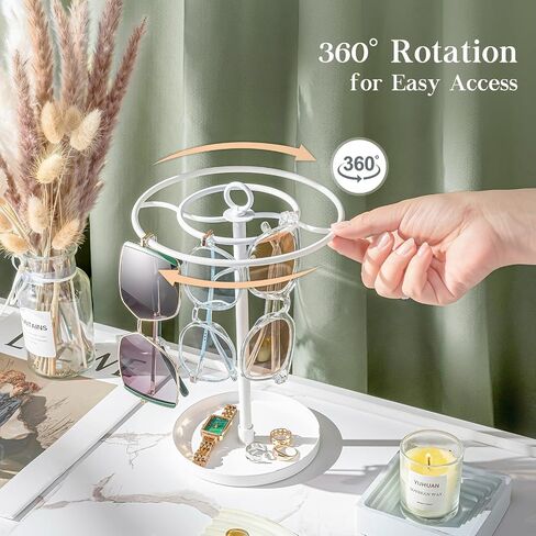 مجموعة حامل سوار ProCase لعرض منظم السوار مع منظم نظارات شمسية دوار 360 درجة in Kuwait