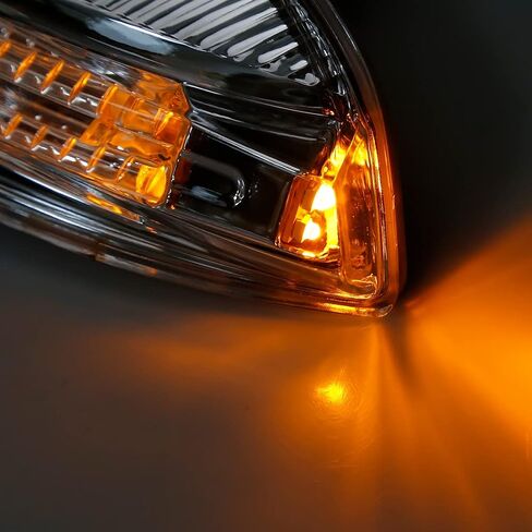 X AUTOHAUX 204-820-08-21 الجانب الأيمن مرآة الرؤية الخلفية مؤشر بدوره إشارة الضوء مع عدسة واضحة لمرسيدس بنز C300 C350 C63 W204 2008-2009 in Saudi Arabia