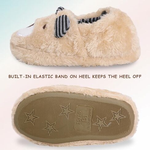 شباشب منزل أرنب لطيفة دافئة من القطيفة للأولاد والبنات أحذية نوم داخلية غامضة أحذية حيوانات ناعمة ومريحة ودافئة لطيفة ومضادة للانزلاق للأطفال الصغار in Kuwait