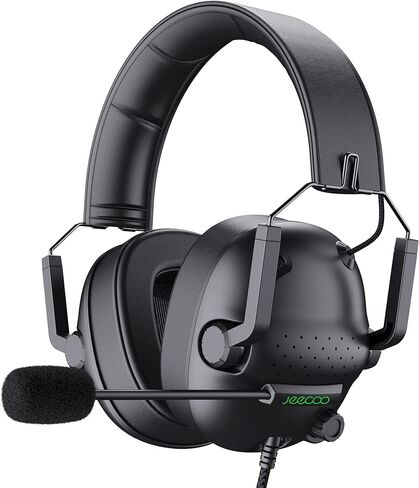 Gaming Headset with Microphone Xbox Headset for PC, PS4 PS5 Stereo Sound Headphones Lightweight & Portable Over Ear Headset for Laptop Mobile - Red & Blue in Saudi Arabia
