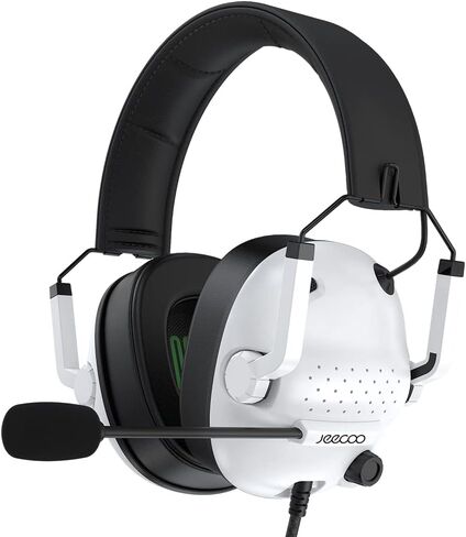 Gaming Headset with Microphone Xbox Headset for PC, PS4 PS5 Stereo Sound Headphones Lightweight & Portable Over Ear Headset for Laptop Mobile - Red & Blue in Saudi Arabia