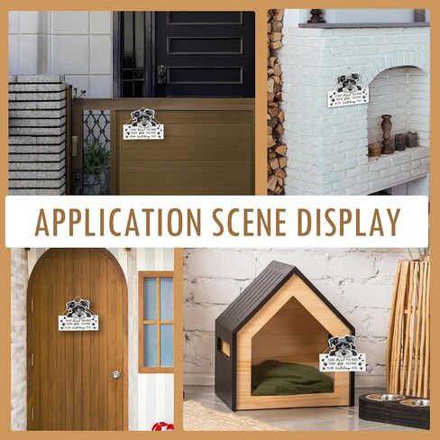 MOTERMATE Schnauzer Dog Sign Decor, Funny Dog Signs Front Porch Door Decor for Dog Room, Dogs Wall Hanging Decor, Every Meal You Make Every Bite You Take, Schnauzer Dog Gifts for Women Men, 8x10 Inch in Kuwait