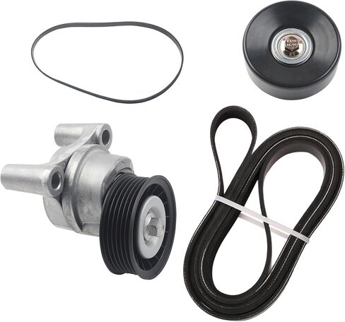 Dasbecan 39083 Drive Belt Tensioner Kit Compatible with Chevy Tahoe 2009-2014, Chevy Silverado 2009-2013, Chevy Avalanche 2009-2013, Cadillac Escalade 2009-2014 Replaces# 12609719 19193110 in Saudi Arabia