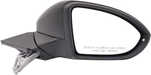 مرآة جانبية للركاب الأيمن مناسبة لسيارة Volkswagen Golf GTI 2015-2021، مرآة باب سوداء مع زجاج طاقة مُسخن بإشارة الانعطاف (6 دبابيس) in Kuwait