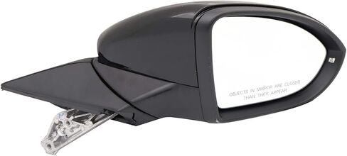 مرآة جانبية للركاب الأيمن مناسبة لسيارة Volkswagen Golf GTI 2015-2021، مرآة باب سوداء مع زجاج طاقة مُسخن بإشارة الانعطاف (6 دبابيس) in Kuwait