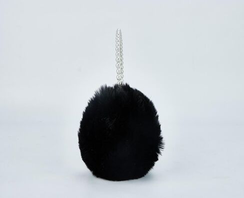 Women's Winter Earmuffs Girls Foldable Warm Cold Plush Earmuffs Pearl Fashion Warm Ear Muffs in Saudi Arabia