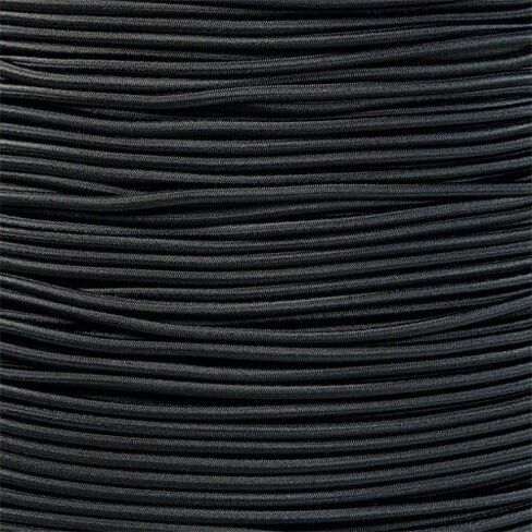 West Coast Paracord Shock Stretch Bungee Cord – 1/8 Inch Diameter (10 Feet, Black) in Kuwait