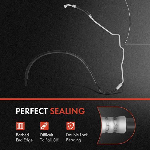 مجموعة خط خرطوم إرجاع خرطوم التوجيه المعزز A-Premium متوافقة مع Ford Transit-150 Transit-250 Transit-350 2015-2022 من أنابيب التبريد إلى معدات التوجيه in Saudi Arabia
