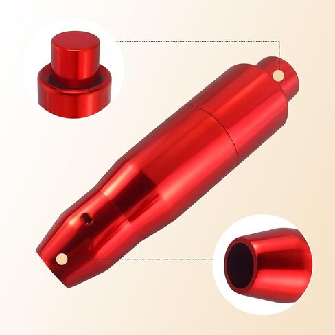 1 PC Car Modified Gear Shift Head, 1.37" x 5.7" Alloy Exquisite Feel Infinite Automatic Shift Stick Head Shift Lever, Decorative Accessories, Universal for Most Cars (Red) in Saudi Arabia