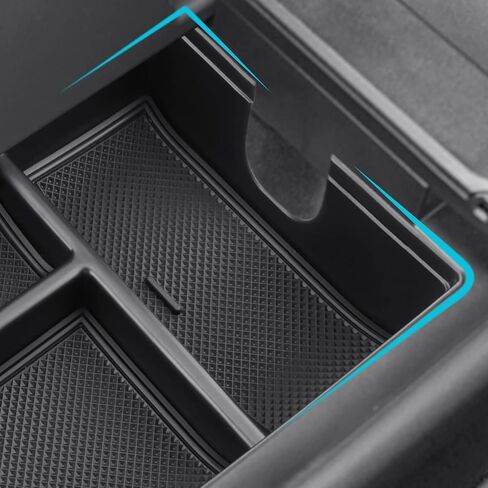 صينية تنظيم وحدة التحكم المركزية من MARCHFA متوافقة مع 2023 2024 Lexus RX350 RX350h RX450h RX500h ملحقات مسند الذراع علبة تنظيم إدراج صندوق تخزين ثانوي in Kuwait