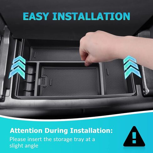 صينية تنظيم وحدة التحكم المركزية من MARCHFA متوافقة مع 2023 2024 Lexus RX350 RX350h RX450h RX500h ملحقات مسند الذراع علبة تنظيم إدراج صندوق تخزين ثانوي in Kuwait