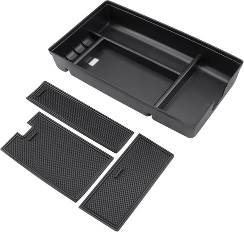 صينية تنظيم وحدة التحكم المركزية من MARCHFA متوافقة مع 2023 2024 Lexus RX350 RX350h RX450h RX500h ملحقات مسند الذراع علبة تنظيم إدراج صندوق تخزين ثانوي in Kuwait