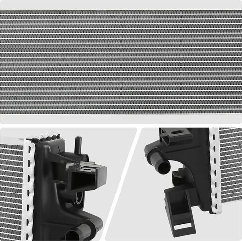 DNA MOTORING OE Style 2-Row Style Aluminum Cooling Radiator Compatible with 2017-2019 Ford Escape 1.5L, OEM-RA-13813 in Saudi Arabia