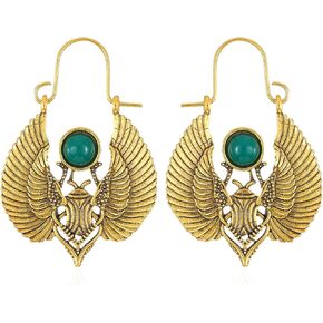 Moth Butterfly Hoop Earrings Moth Earrings Gothic Witch Earrings Christmas Jewelry Gift For Women