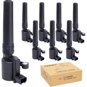 Ignition Coil Pack Set of 8 Replacement for V8 3.9 Ford Thunderbird, 4.0 Lincoln LS, Jaguar S Type, 2000 2001 2002 2003 2004 2005, FD506 DG515