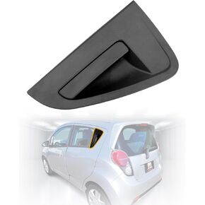 Gledewen Driver Door Handle, Rear Exterior Left Side, Compatible with 2013-2015 Chevrolet Spark | Textured Black Outside Handle | Replace# 95987920 Outer Door Handle Part Assembly, Sealing Strip
