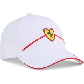 PUMA Standard Scuderia Ferrari Race Baseball Cap, White SS25