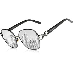 KINGSEVEN Polarized Sunglasses for Women Vintage Elegant Large Butterfly Sun glasses UV400 Protection K7898