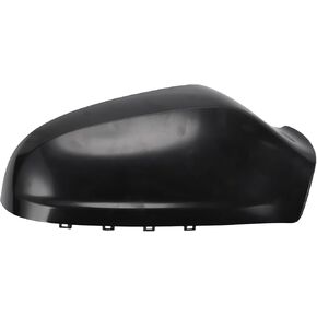 X AUTOHAUX Car Rear View Right Passenger Side Mirror Cover Cap Replacement Matte Black for Opel for Astra H 2004-2009 for Vauxhall for Astra H MK5 04-09 Mirror Guard Covers Decoration Trims