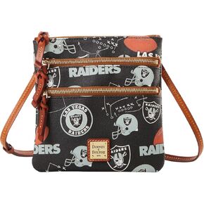 Dooney & Bourke Handbag, NFL Raiders North South Triple Zip Crossbody