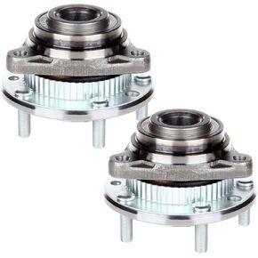 SCITOO 513061 New front Wheel Bearing Hub fit 1990-1996 For Chevrolet S10 1995-1996 For Chevrolet Blazer 5 Lugs Axle Hub Assembly Kit W/ABS 2 Pack