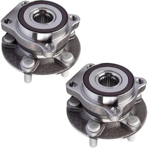 513220 x2 Front Wheel Bearing and Hub Assembly (to 01/13/2014) Fit for Su-baru 2009-2014 Forester, 13-14 XV Crosstrek, 05-14 Outback Legacy [5-Stud Hub] OE# 513303 HA590315 28373-FG000