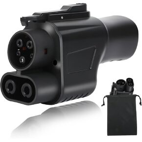 2024 Tesla Supercharger to CCS1 Adapter, Electric Vehicle Adapter Fit for Ford GMC Rivian, Tesla Charger Adapter Max 500A 1000V Charging Adapter, Fast Charge NACS to CCS1 Adapter