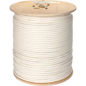 16 AWG 2 Conductor (UL) Certified 100% Copper Type CMP Plenum Rated Shielded Sound & Security Cable - 1000 Feet