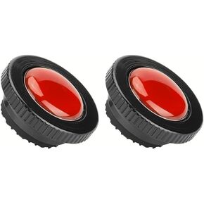 Acouto for Manfrotto Quick Release Plate Mini Aluminium Alloy Round Quick Release Plate Head 1/4 inch Screw for Manfrotto Compact Action Tripod Red