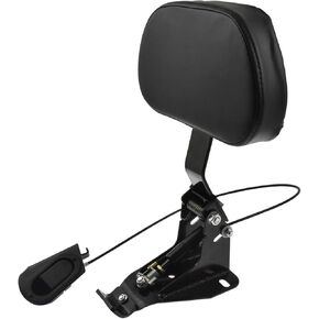 HDBUBALUS Adjustable Driver Backrest with Mount Fit for Harley Touring Road King Electra Glide CVO 2009-2024