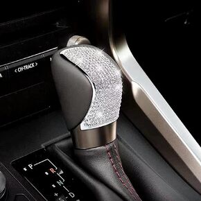 Bling Crystal Shifter Gear Lever Accessories Compatible with Lexus 2016-2018 ES 2015-2022 NX 2016-2022 RX 2014-2022 is 2015-2022 RC 2016-2022 GS 2020-2022 GX-460