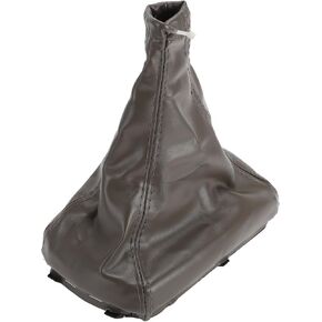 1 Pc Gear Shift Stick Gaiter for Vauxhall for Astra 1998-2005 Gear Stick Knob Cover Boot Shift Cover Brown Faux Leather