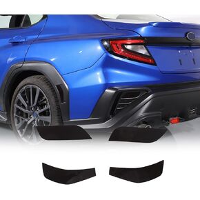 Daeiclru Car Tail Light Film Compatible with Subaru WRX 2021-2023, Precut Smoked Vinyl Tint Film, Rear Marker Light Tint Cover Tail Light Decals Accessories (Dark Smoked)