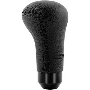 MOMO ALBK1 Anatomic Long Black Leather Shift Knob